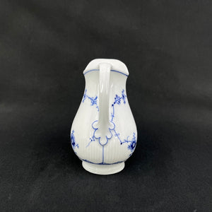 Rare Blue Fluted Plain creamer, 1/385