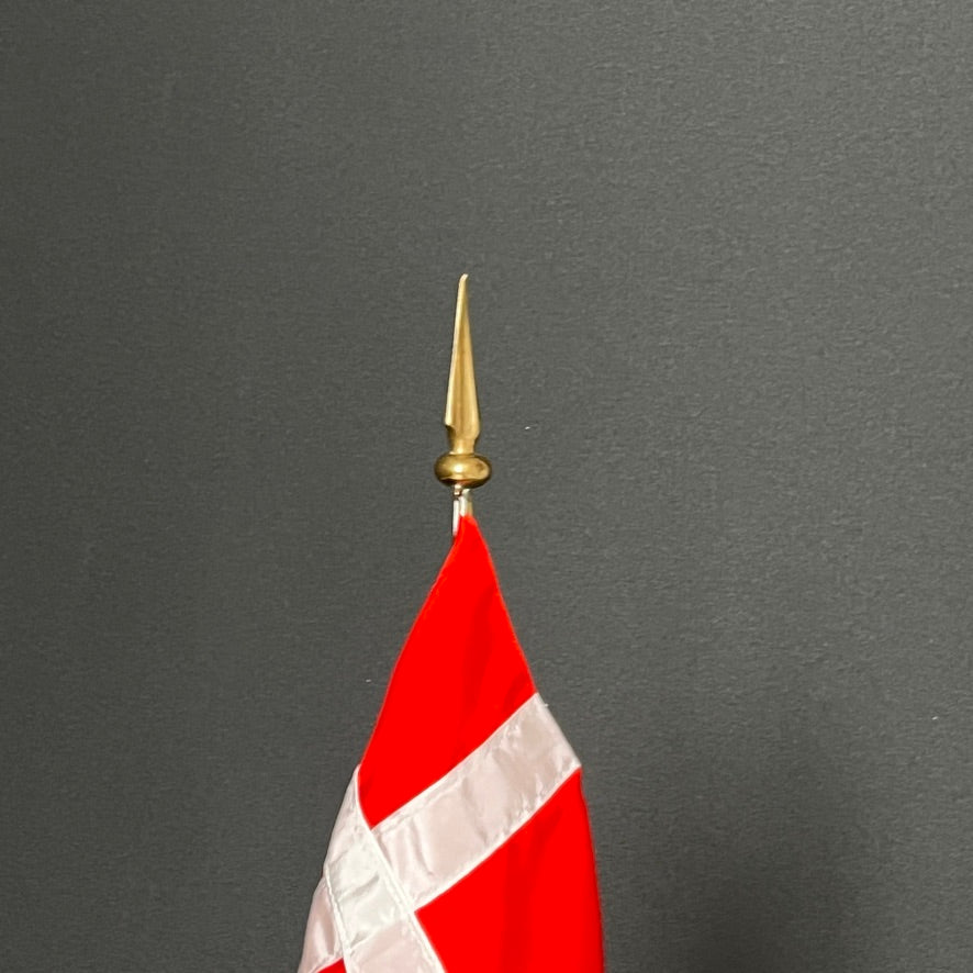 STOR flagstang i messing og kobber