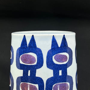 Stor oval Tenera vase fra Royal Copenhagen, 182/3101