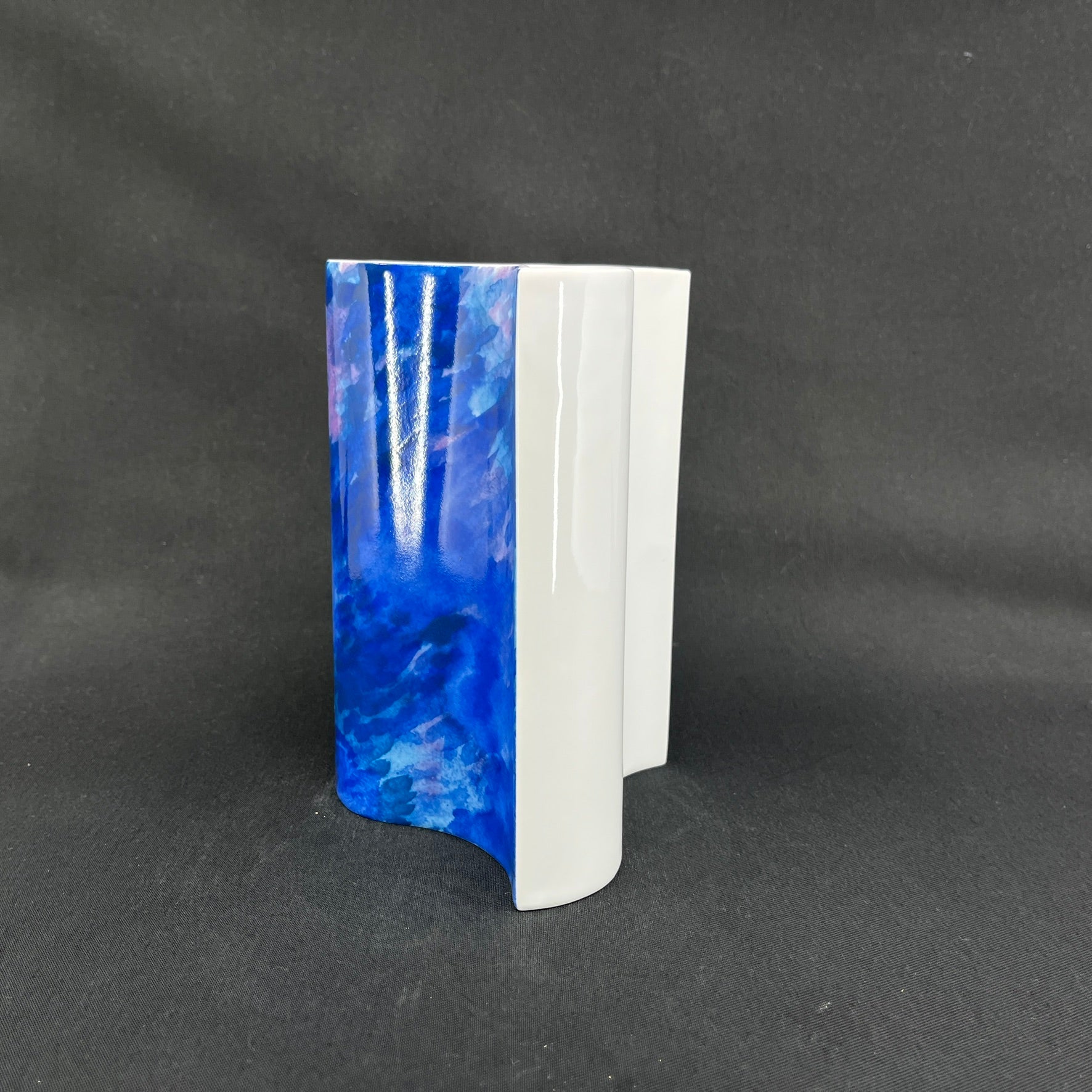 Ocean vase by Grethe Meyer for Royal Copenhagen, 16.5 cm.