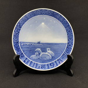 Royal Copenhagen Christmas plate 1918
