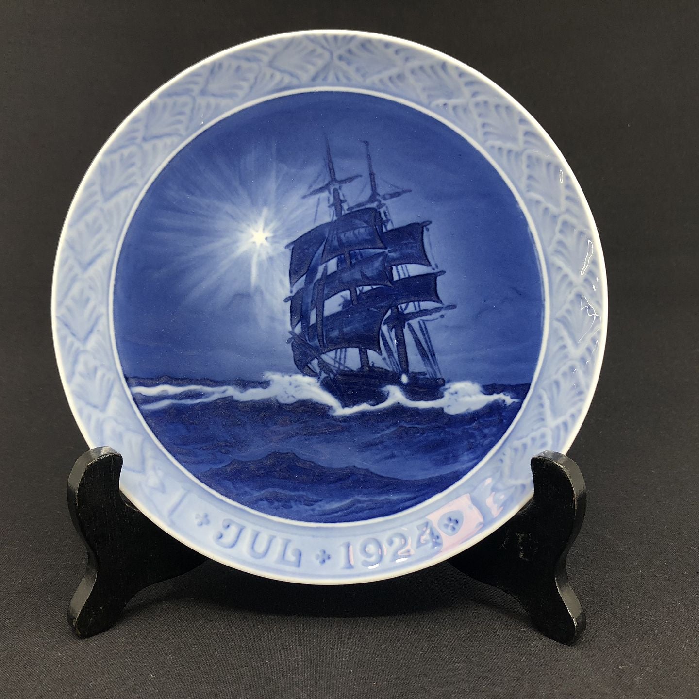 Royal Copenhagen juleplatte 1924