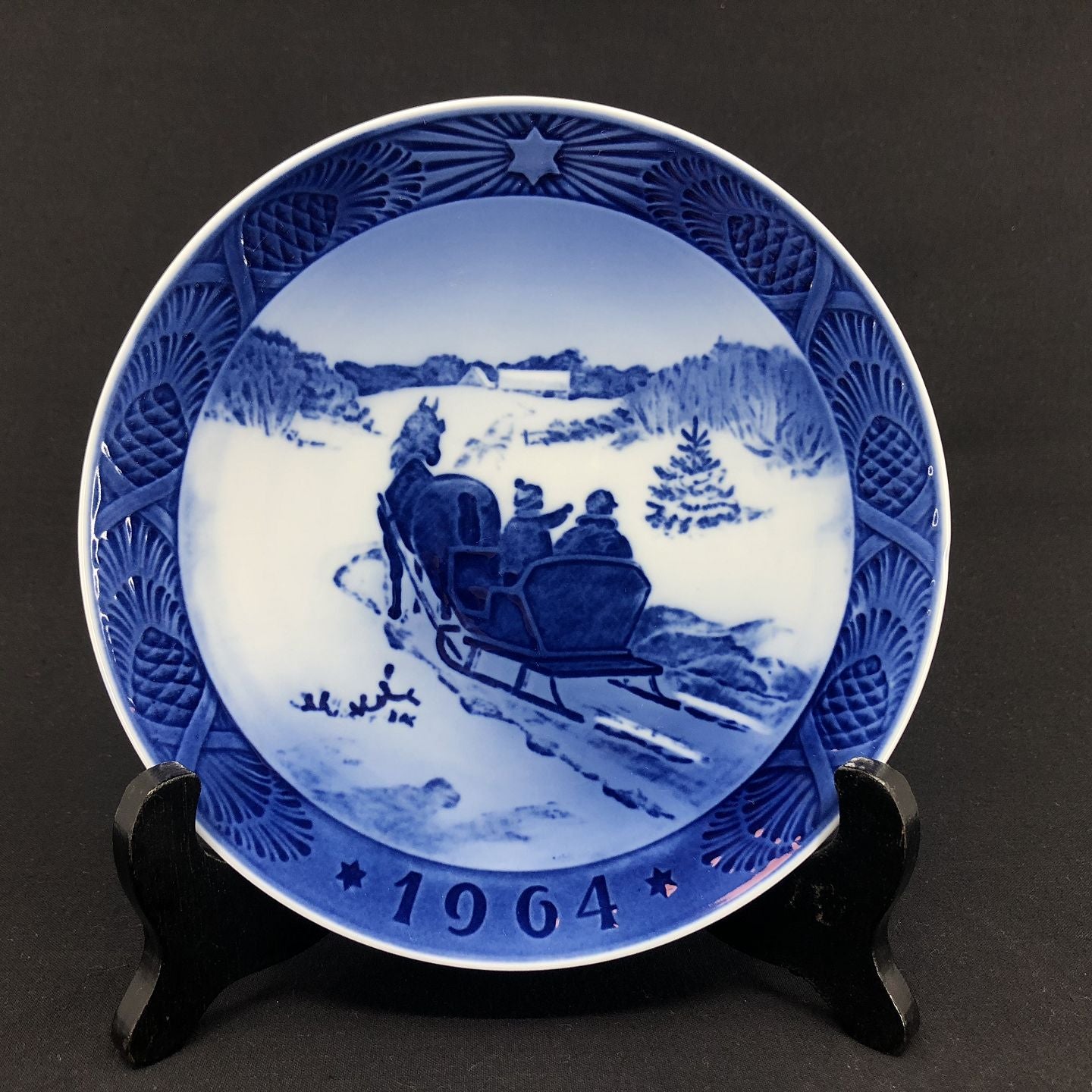 Royal Copenhagen juleplatte 1964