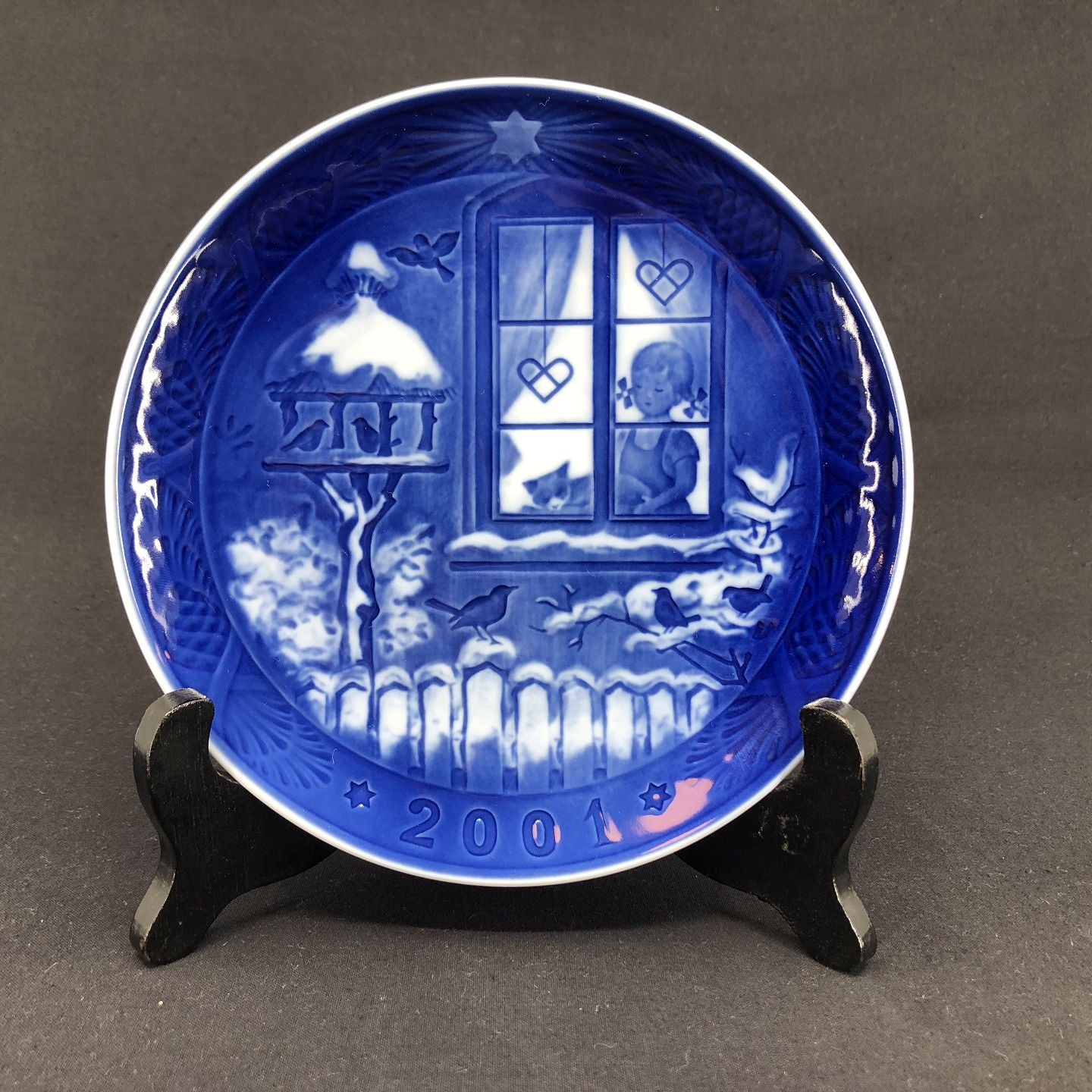 Royal Copenhagen juleplatte 2001