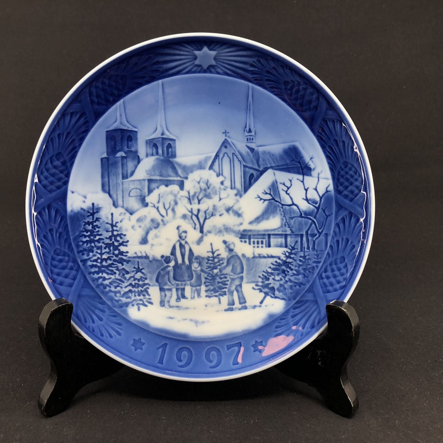 Royal Copenhagen juleplatte 1997