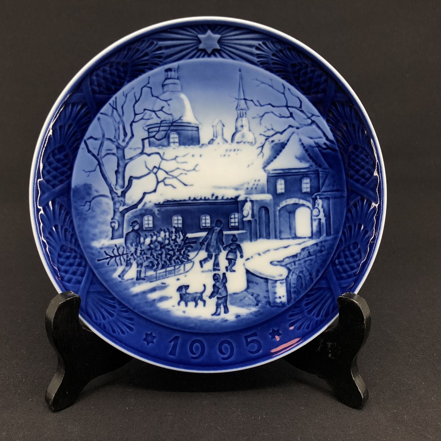 Royal Copenhagen juleplatte 1995