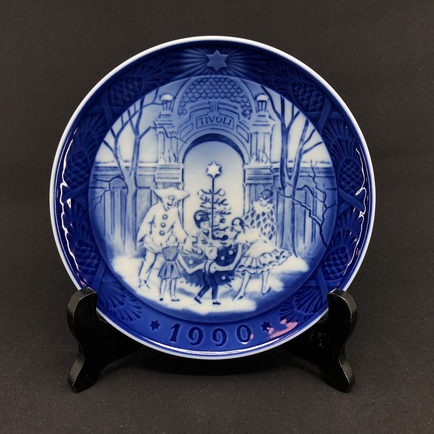 Royal Copenhagen juleplatte 1990
