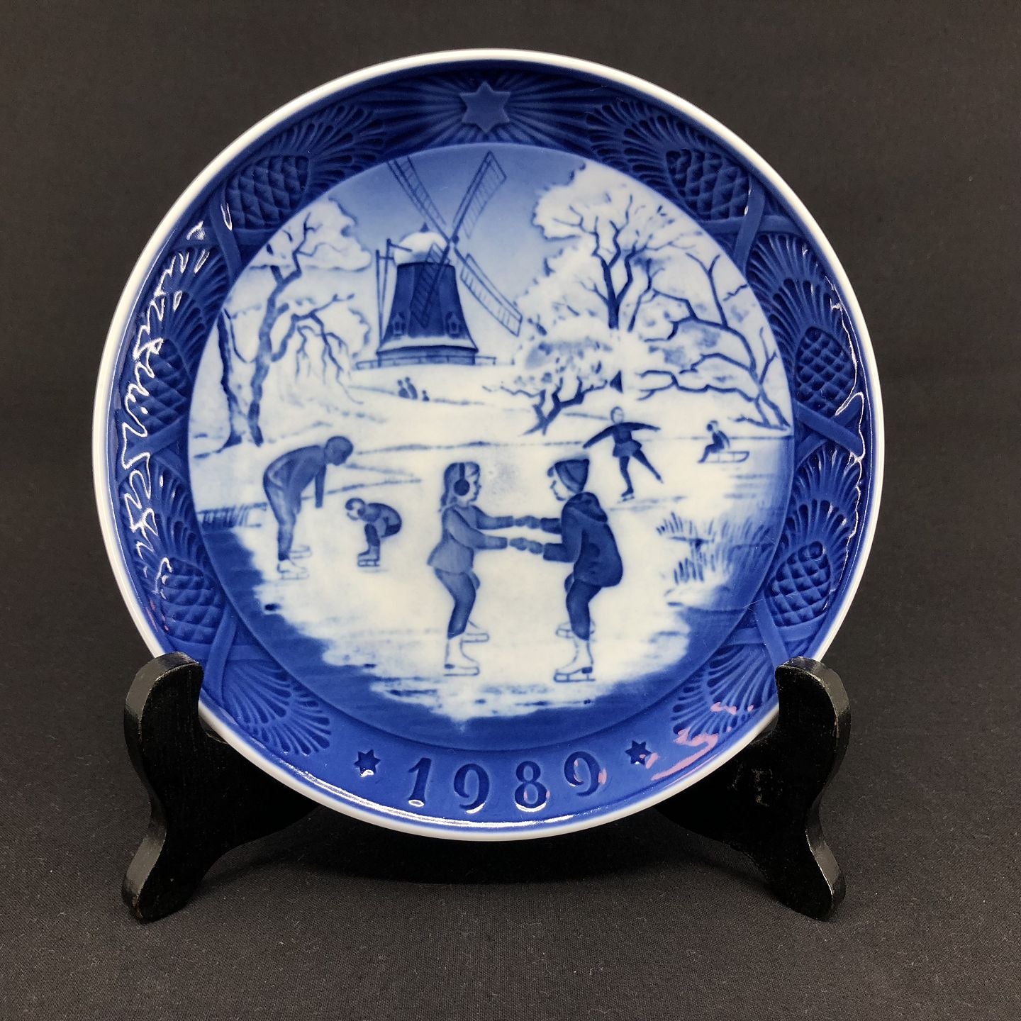 Royal Copenhagen juleplatte 1989