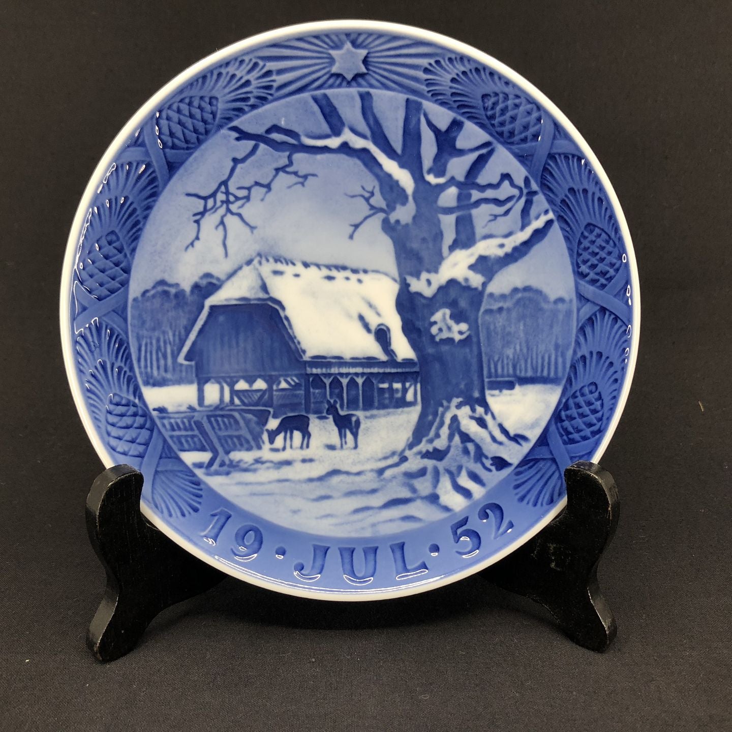 Royal Copenhagen juleplatte 1952