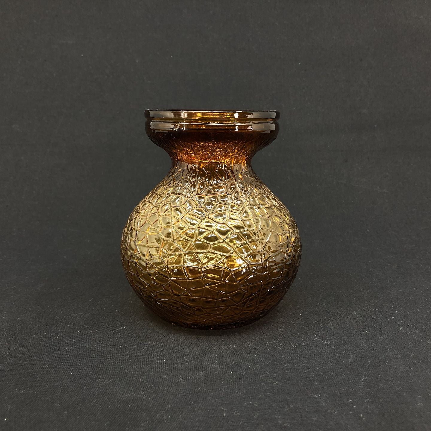 Amber hyacinth glass from Fyens Glasværk
