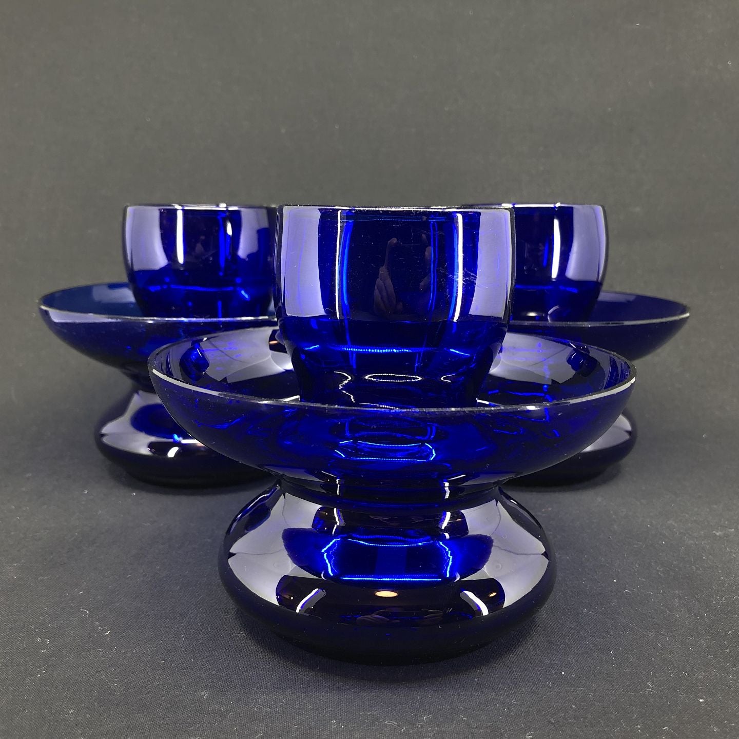 A set of nine bowls with goblets from Stölzle