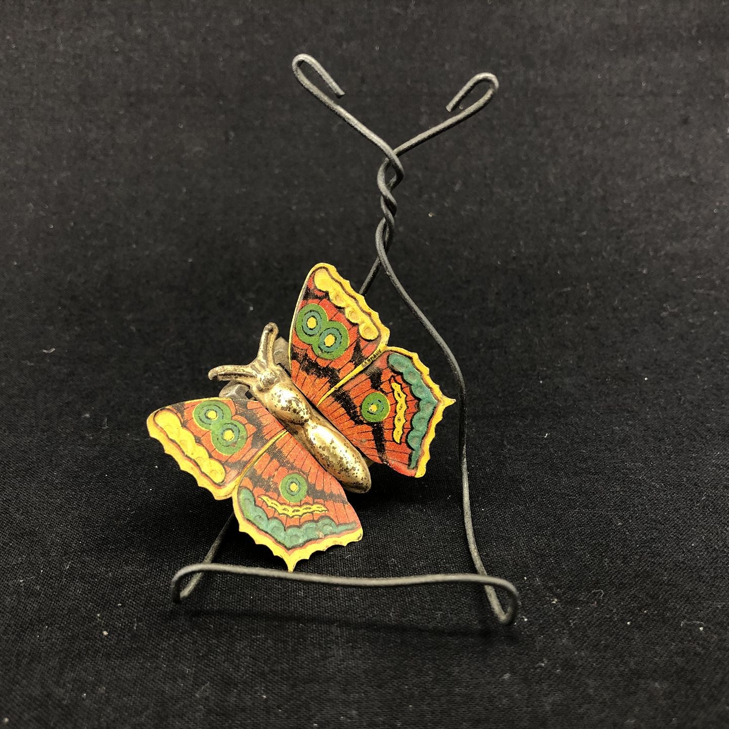 Antique German toy - butterfly on wheels