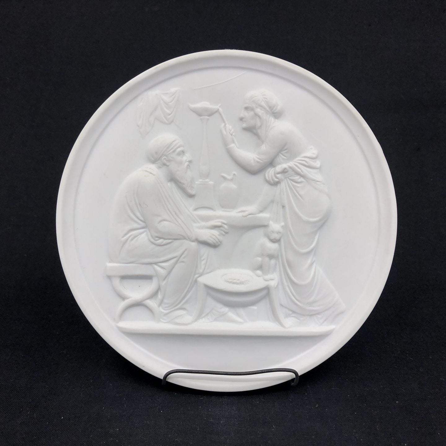 Thorvaldsen plate Winter/Old age