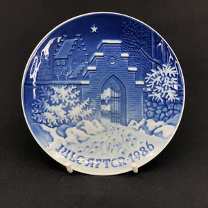 Bing &amp; Grøndahl Christmas plate 1986