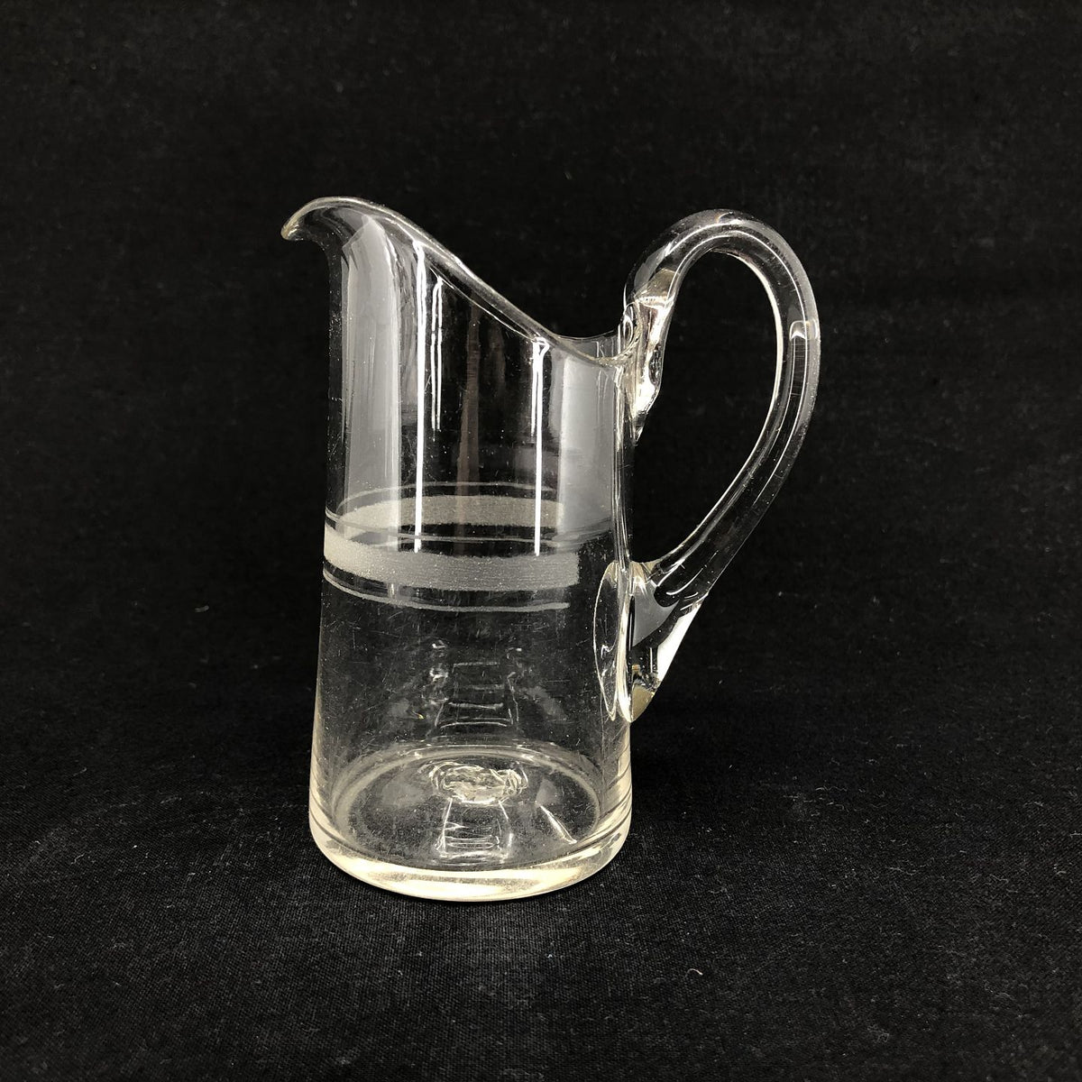 Cream jug with belt sanding from Hadeland