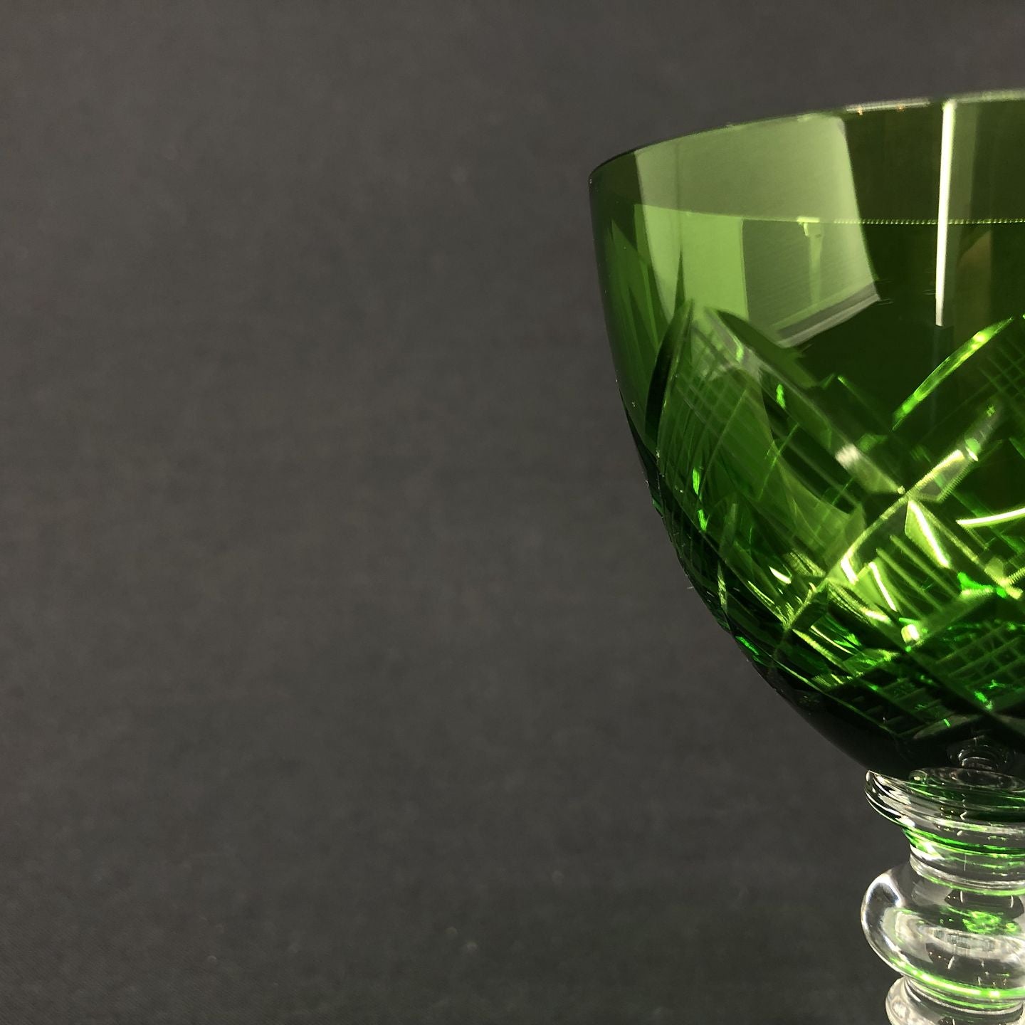 Green Jægersborg white wine glass