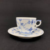 Mussel painted Fluted coffee cup 1/2162 1st sorting.