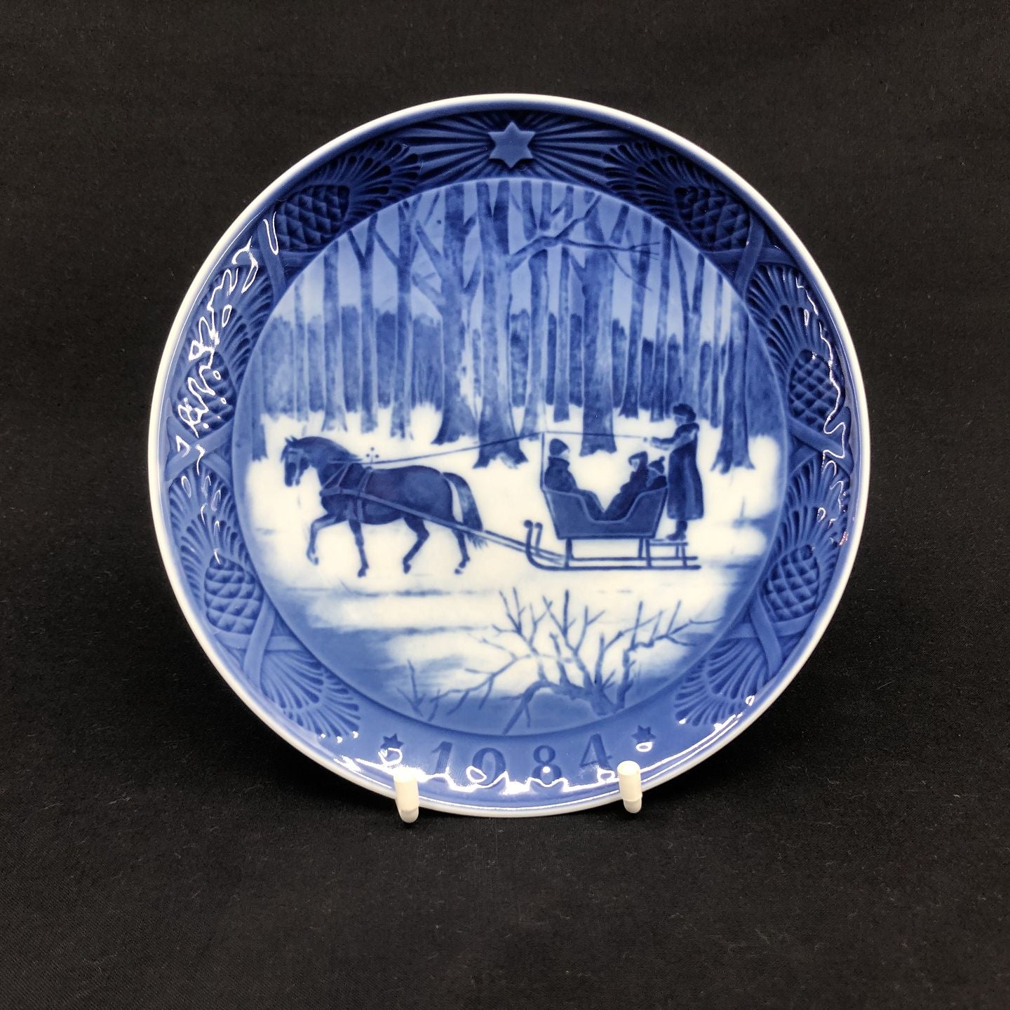 Royal Copenhagen juleplatte 1984