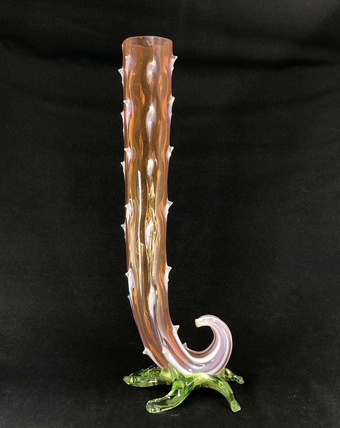 Rare antique rosewood vase