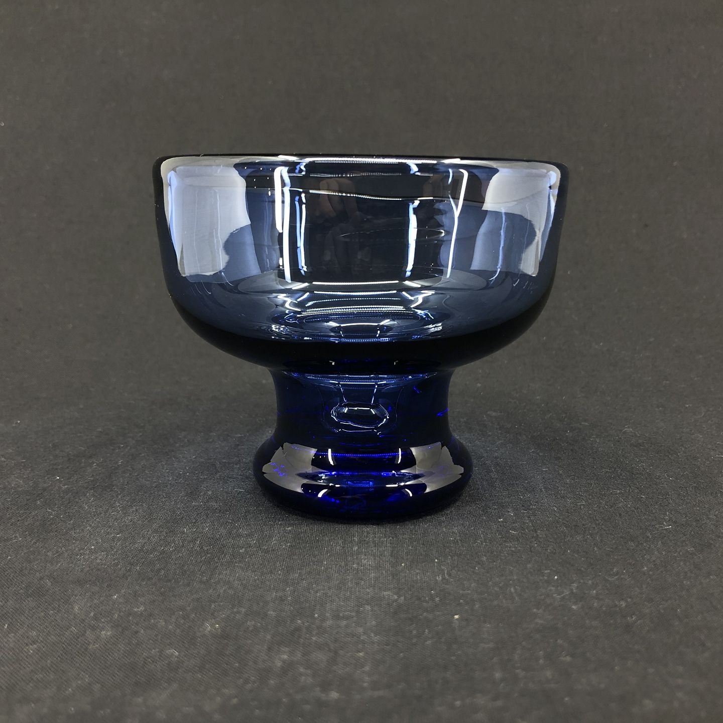 Sapphire blue bowl from Holmegaard