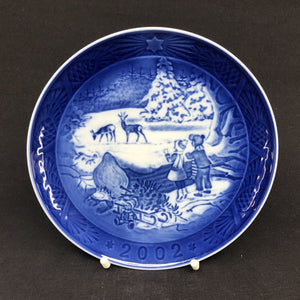 Royal Copenhagen Christmas plate 2002