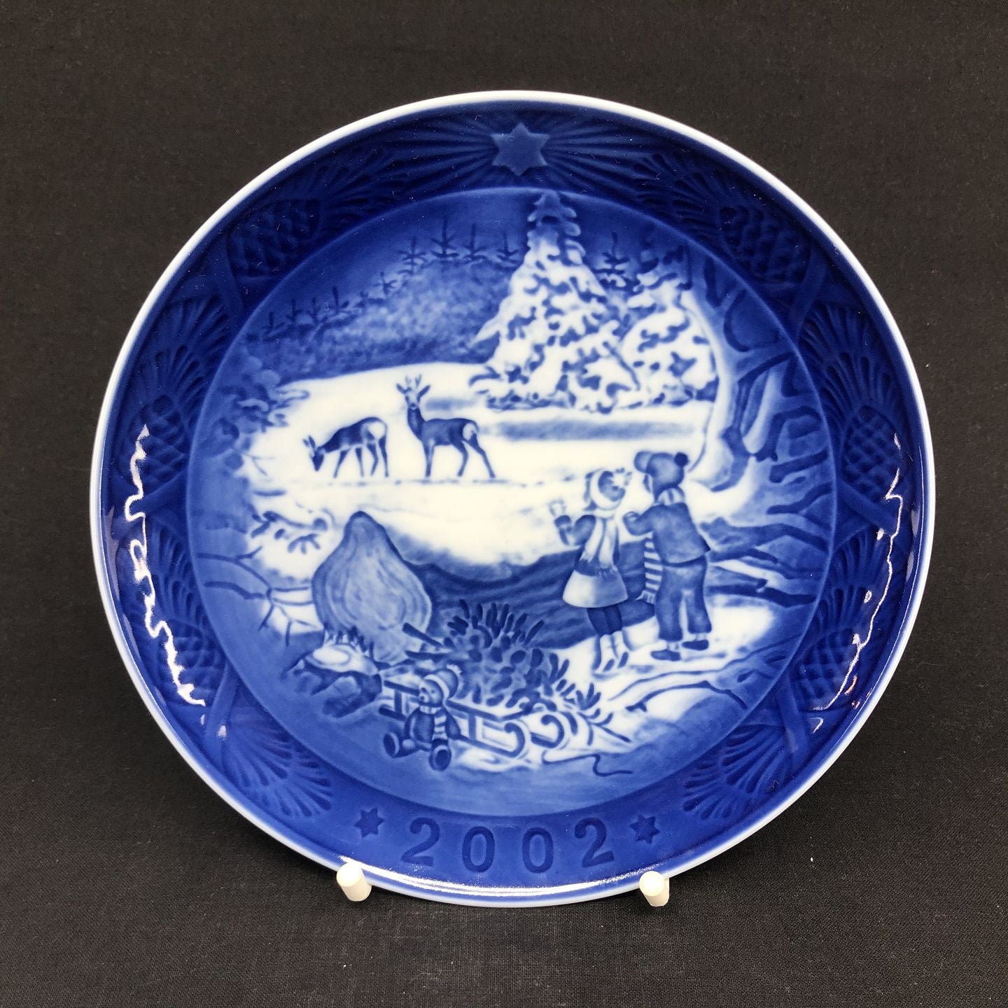 Royal Copenhagen juleplatte 2002