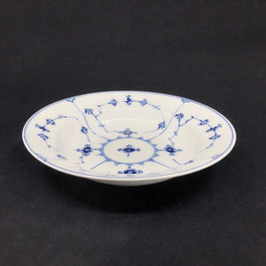 Musselmalet Riflet dyb tallerken, 20 cm.