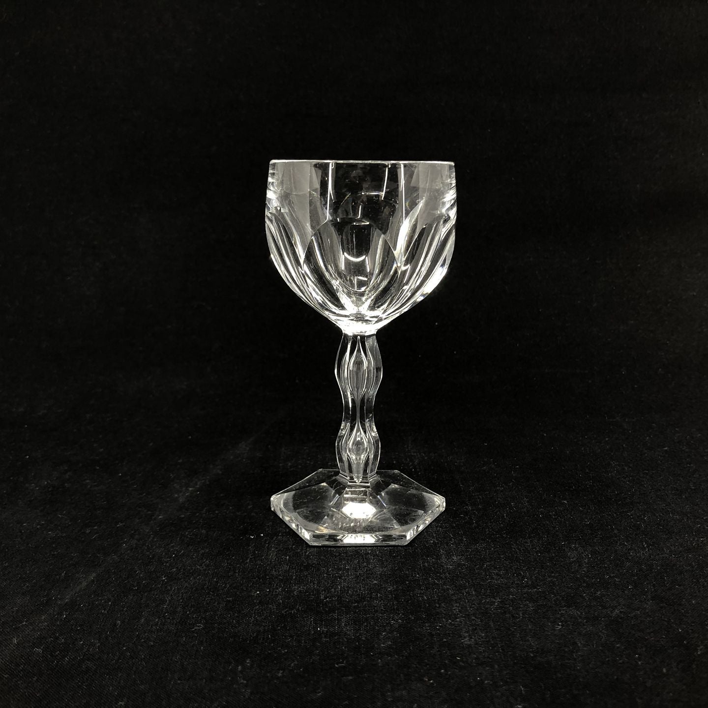 Haakon port wine glass from Val Saint Lambert
