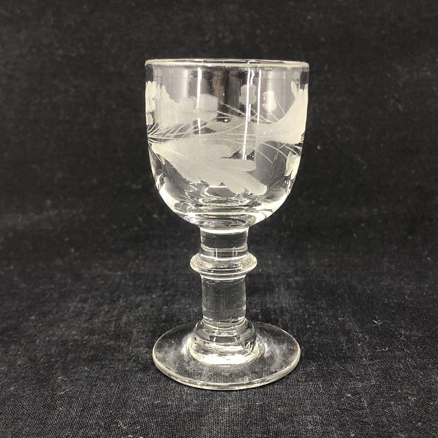 Egeløv's shot glass from Holmegaard