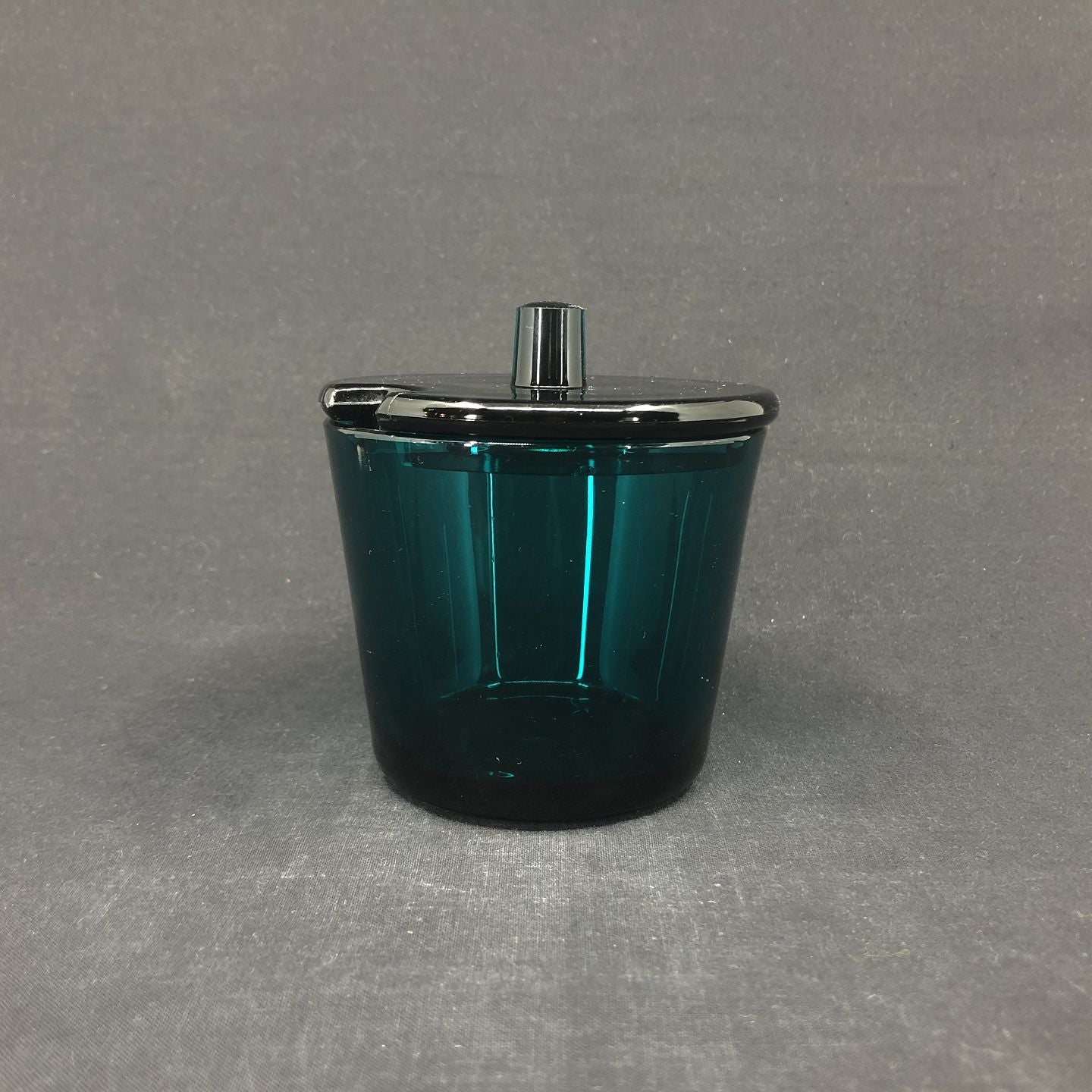 Marmalade jar in greenish glass