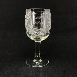 Commemorative glass from Kastrup Glasværk "Til Erindring"