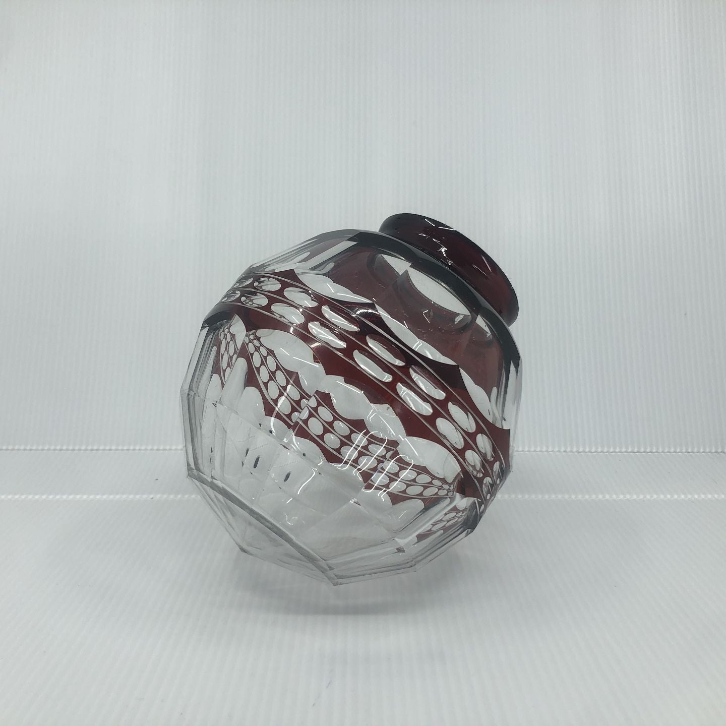 1 hole dome in red cover glass