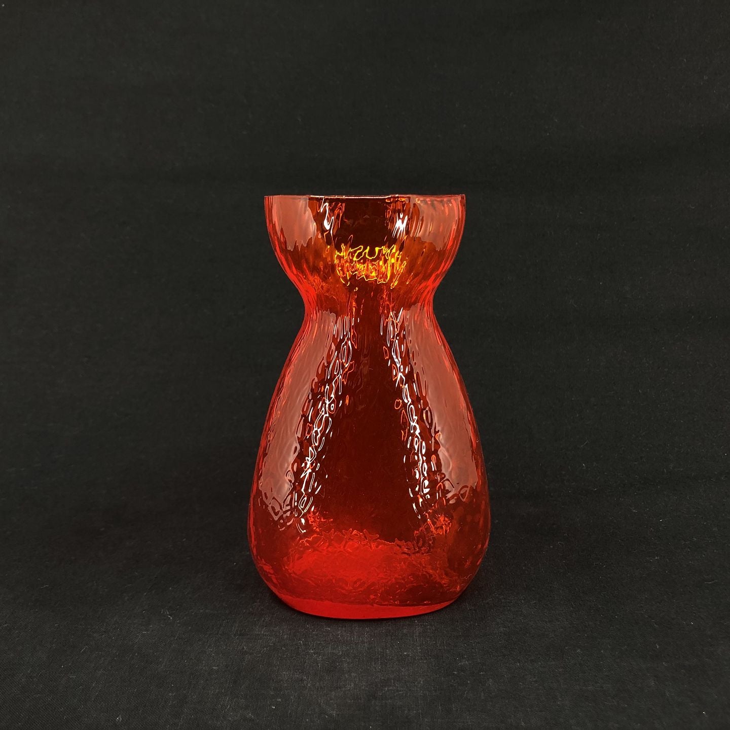Rare orange hyacinth glass