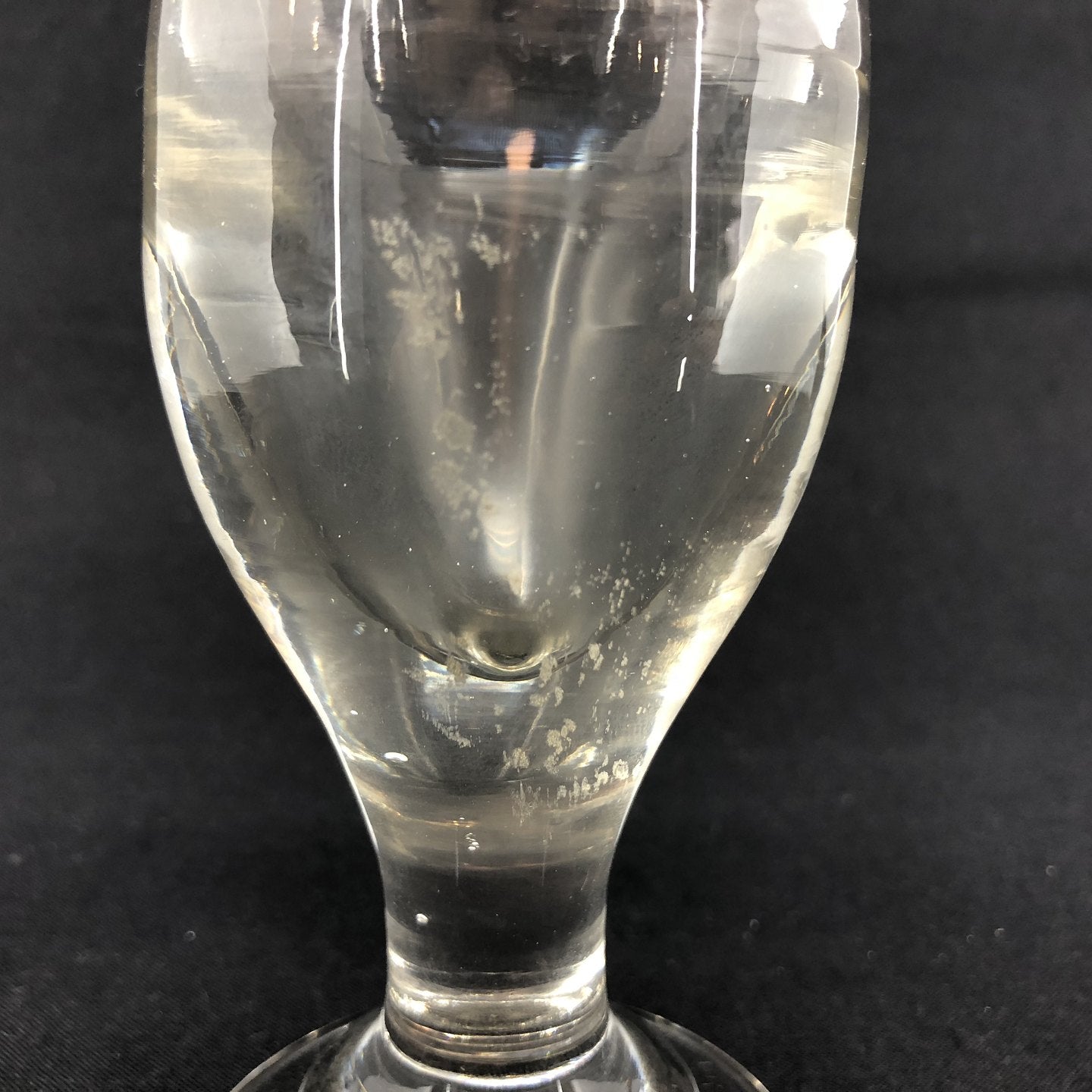 Antique english glass with white edge
