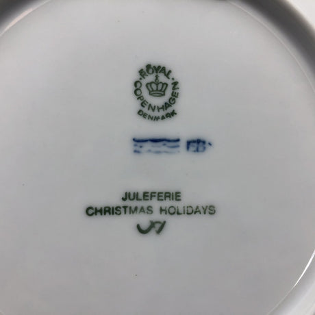 Royal Copenhagen juleplatte 1986