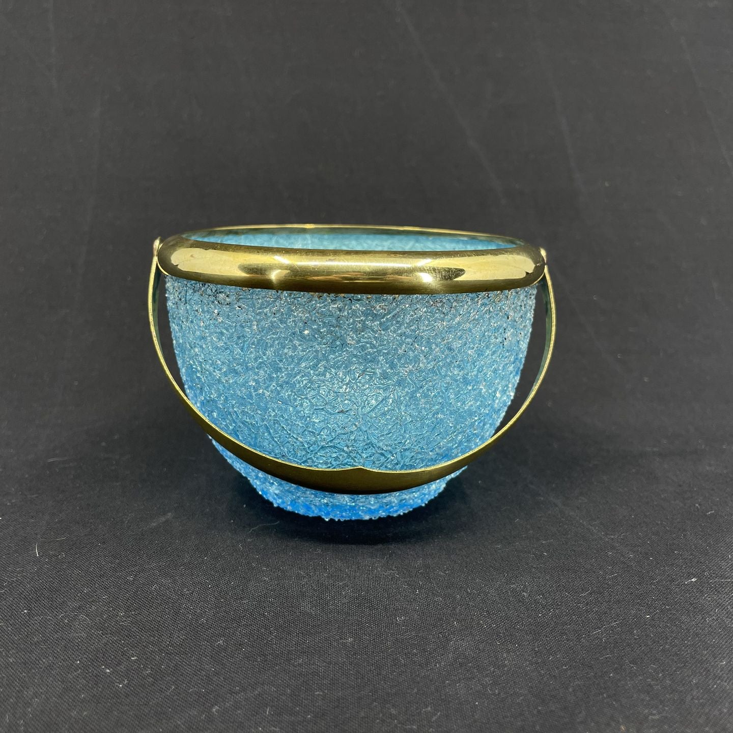 Light blue candy bowl from the 19th century