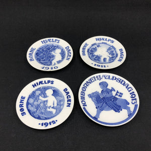 Børnehjælpdagsplatter fra Royal Copenhagen 1910-1931