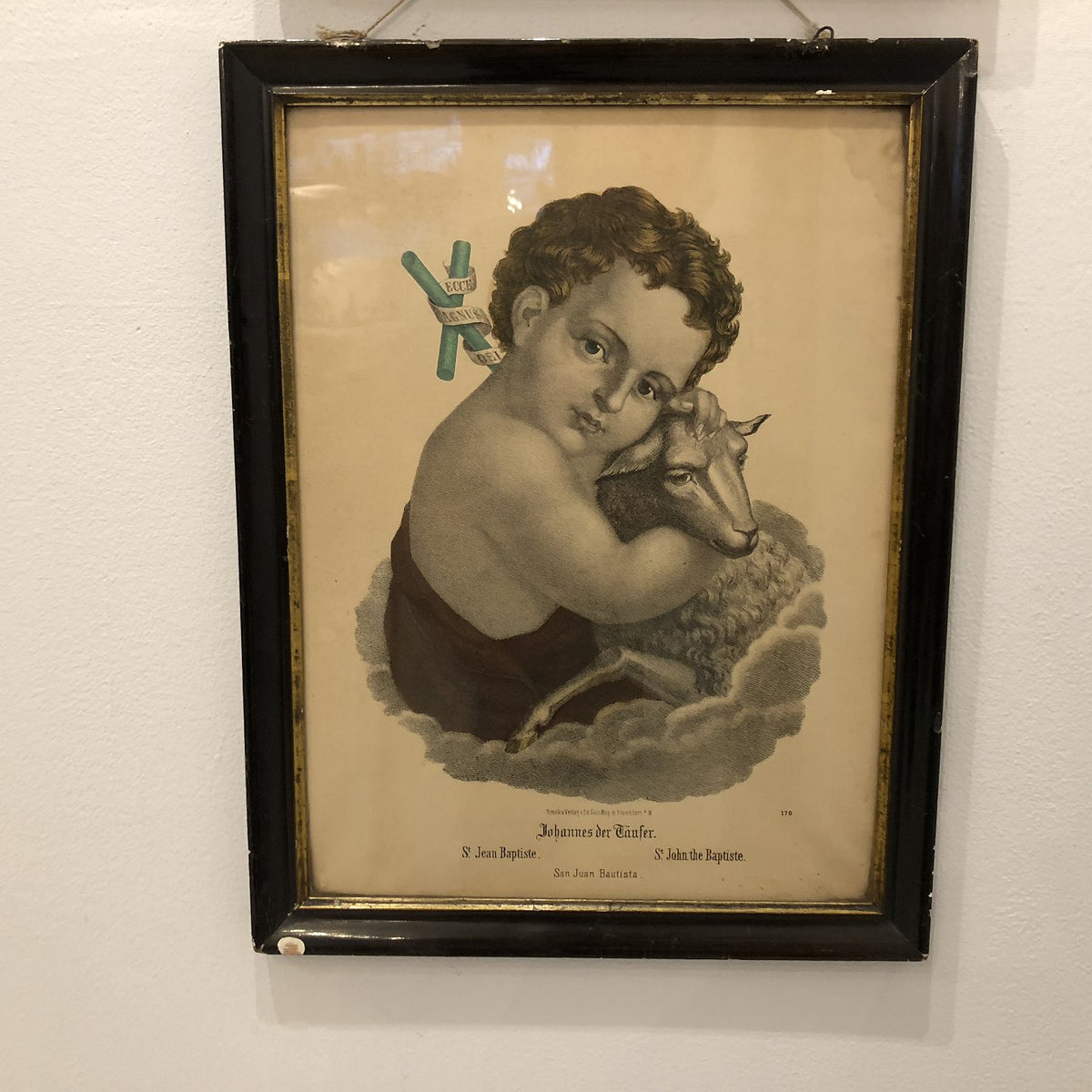 Et par tryk med bibelske motiver