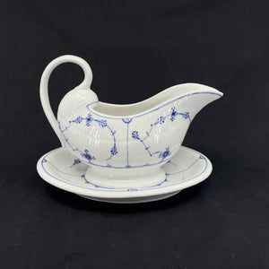 Musselmalet Riflet sovsebåd fra 1820-1850