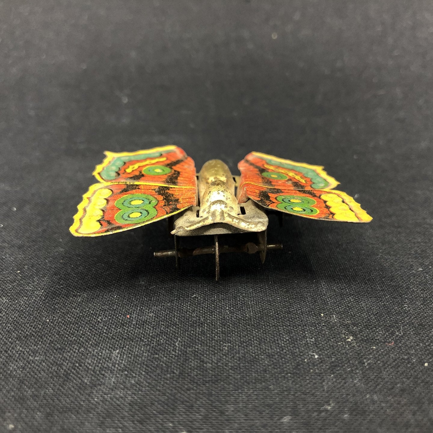 Antique German toy - butterfly on wheels