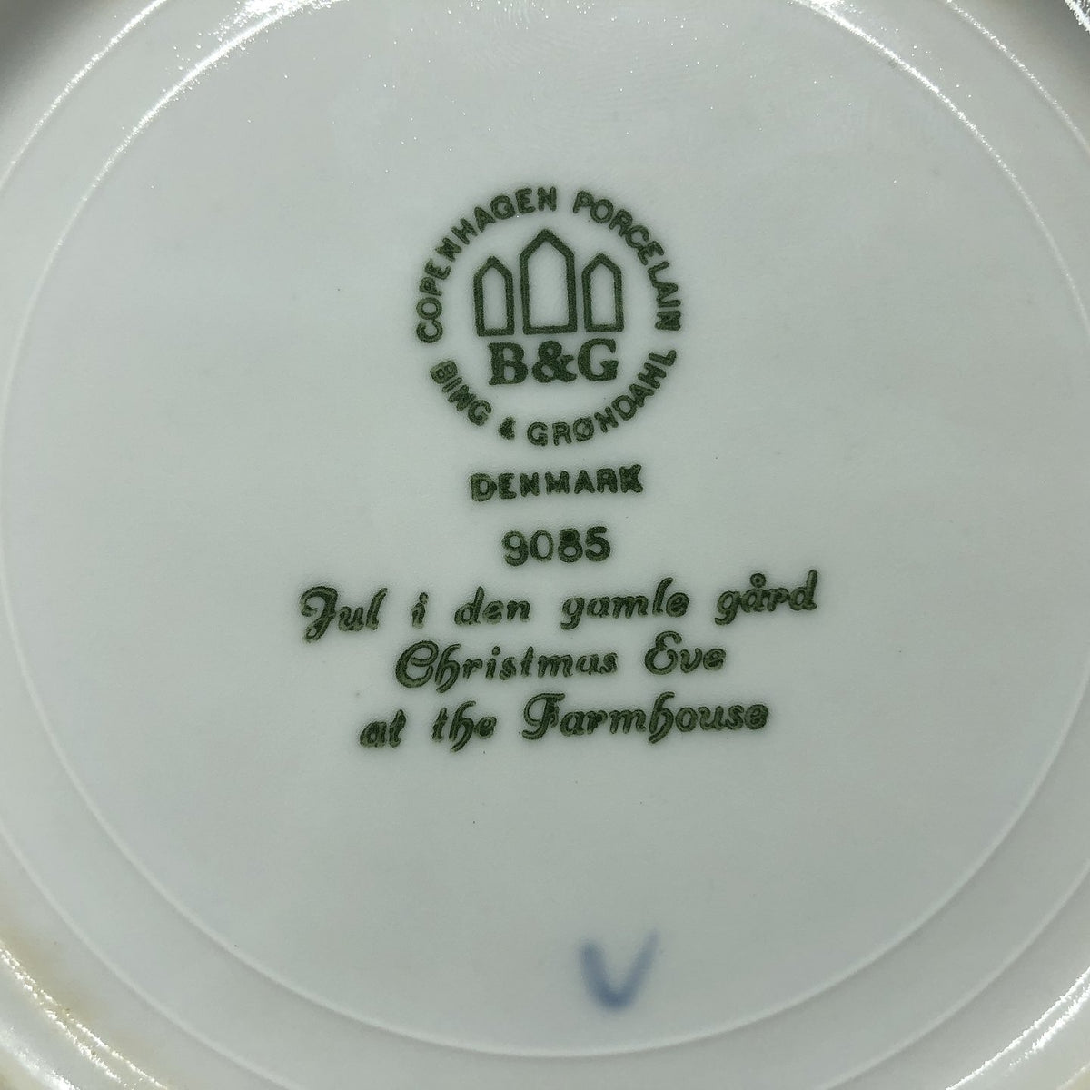 Bing &amp; Grøndahl Christmas plate 1985