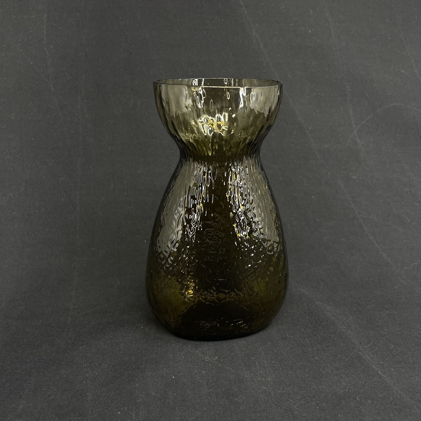 Greenish hyacint vase from Fyens Glasswork
