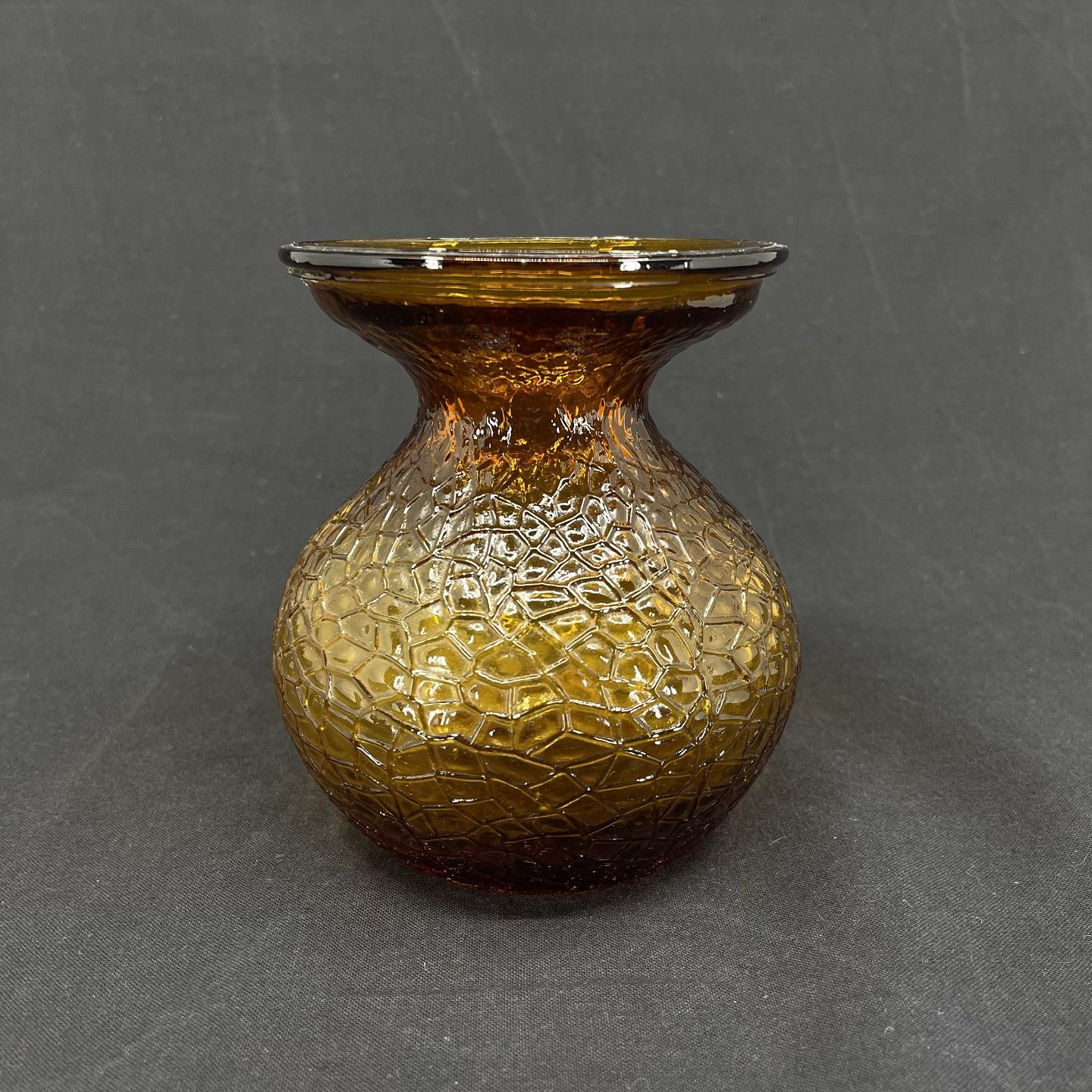 Amber hyacinth glass from Fyens Glasværk