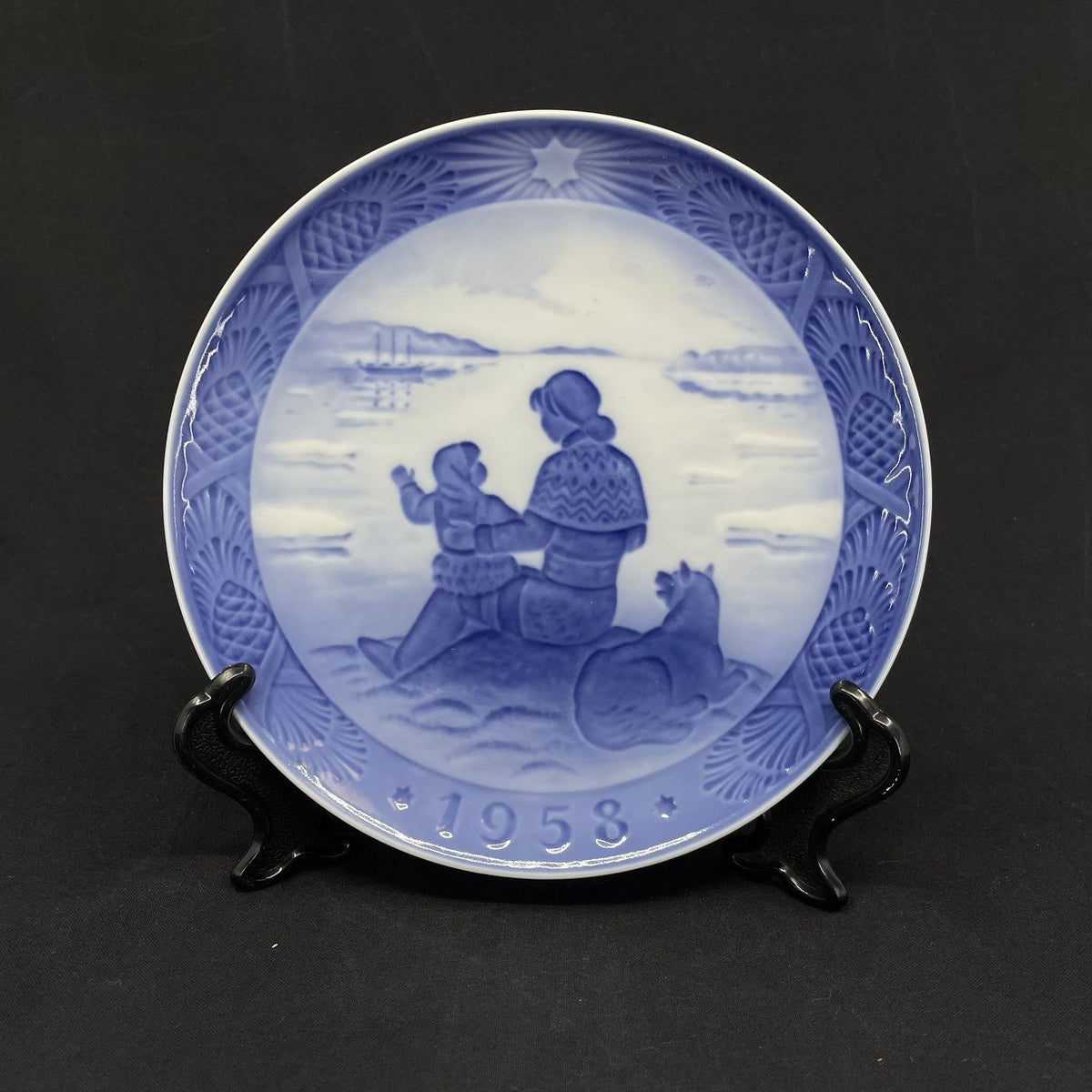 Royal Copenhagen juleplatte 1958