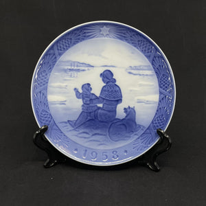 Royal Copenhagen juleplatte 1958
