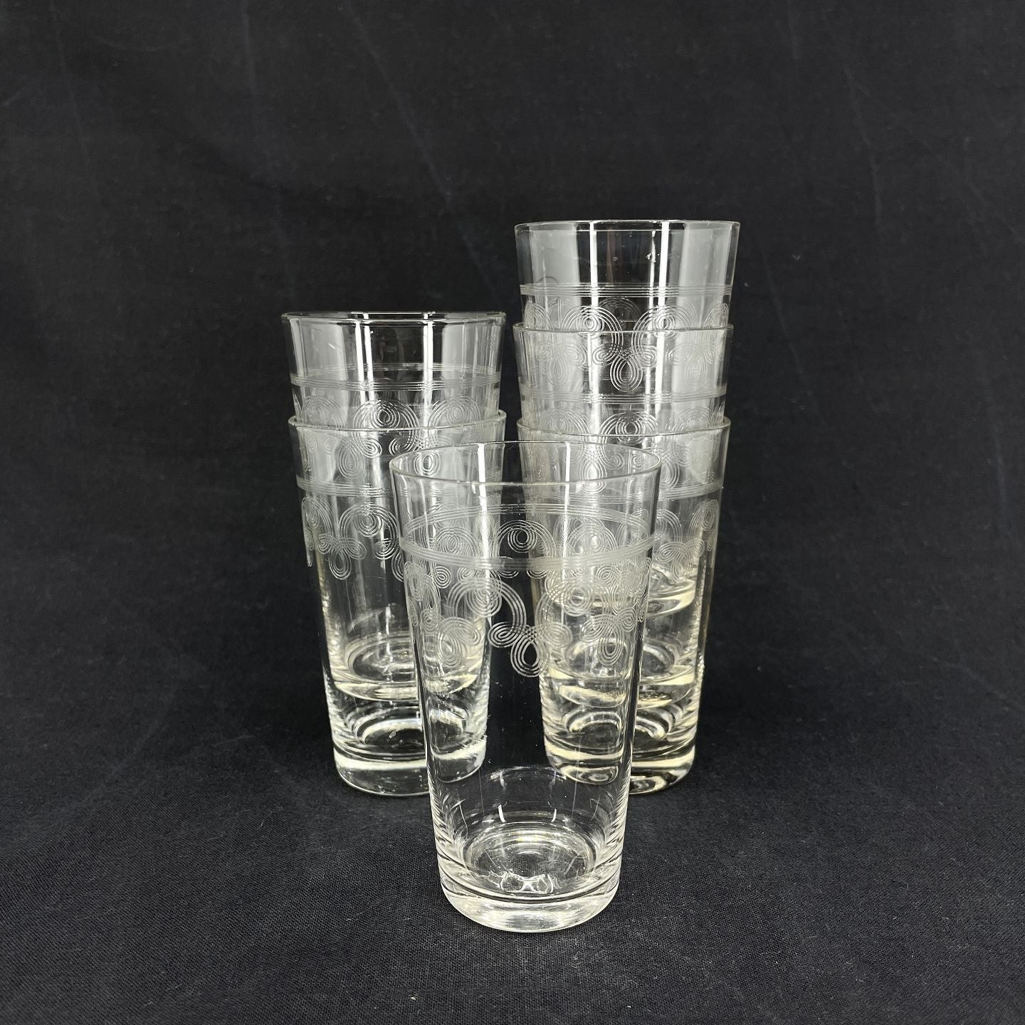 Set of 6 soda glasses