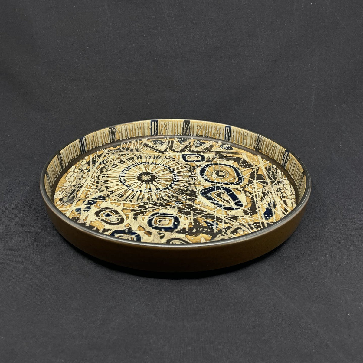 Round Baca dish from Royal Copenhagen