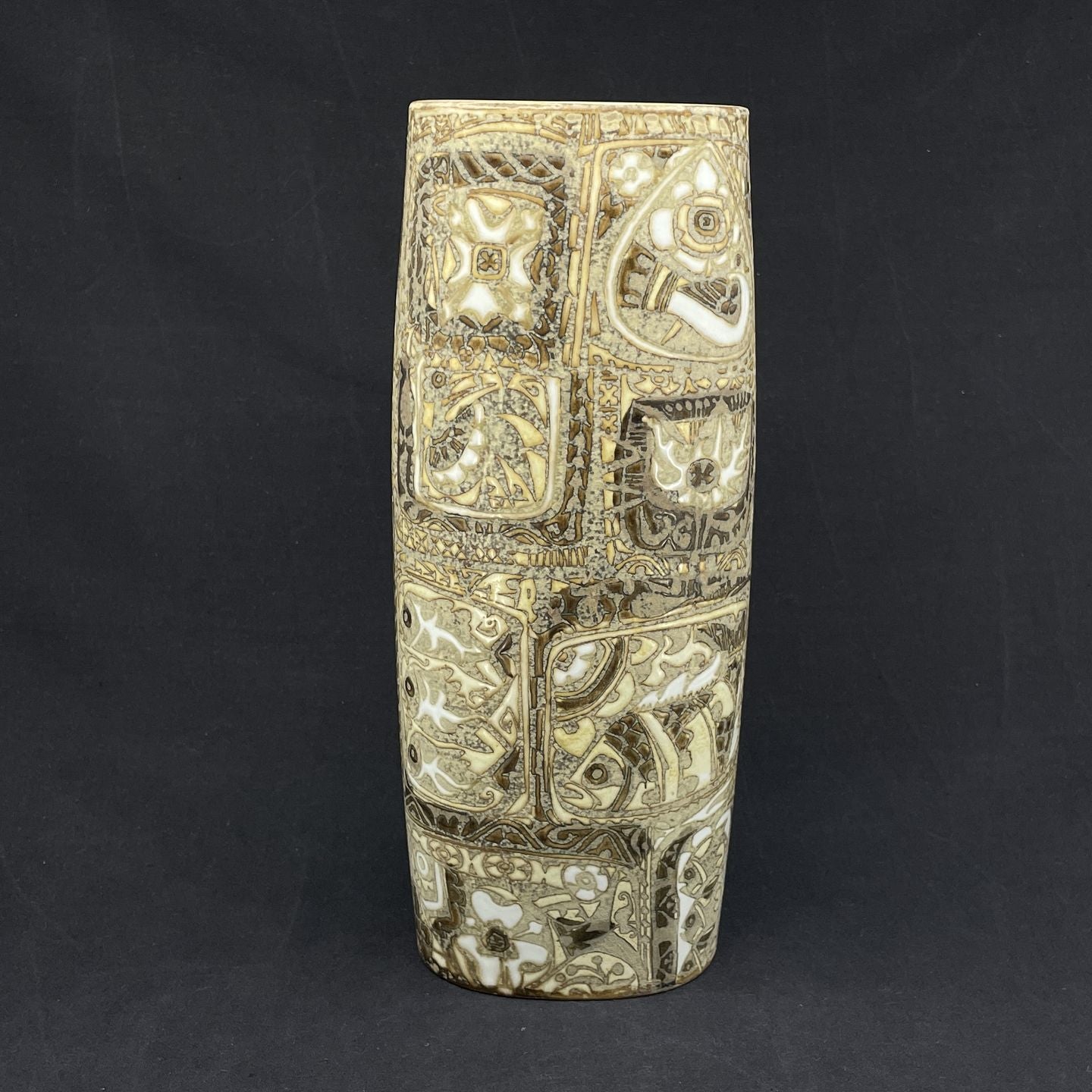 Stor oval Baca vase fra Royal Copenhagen