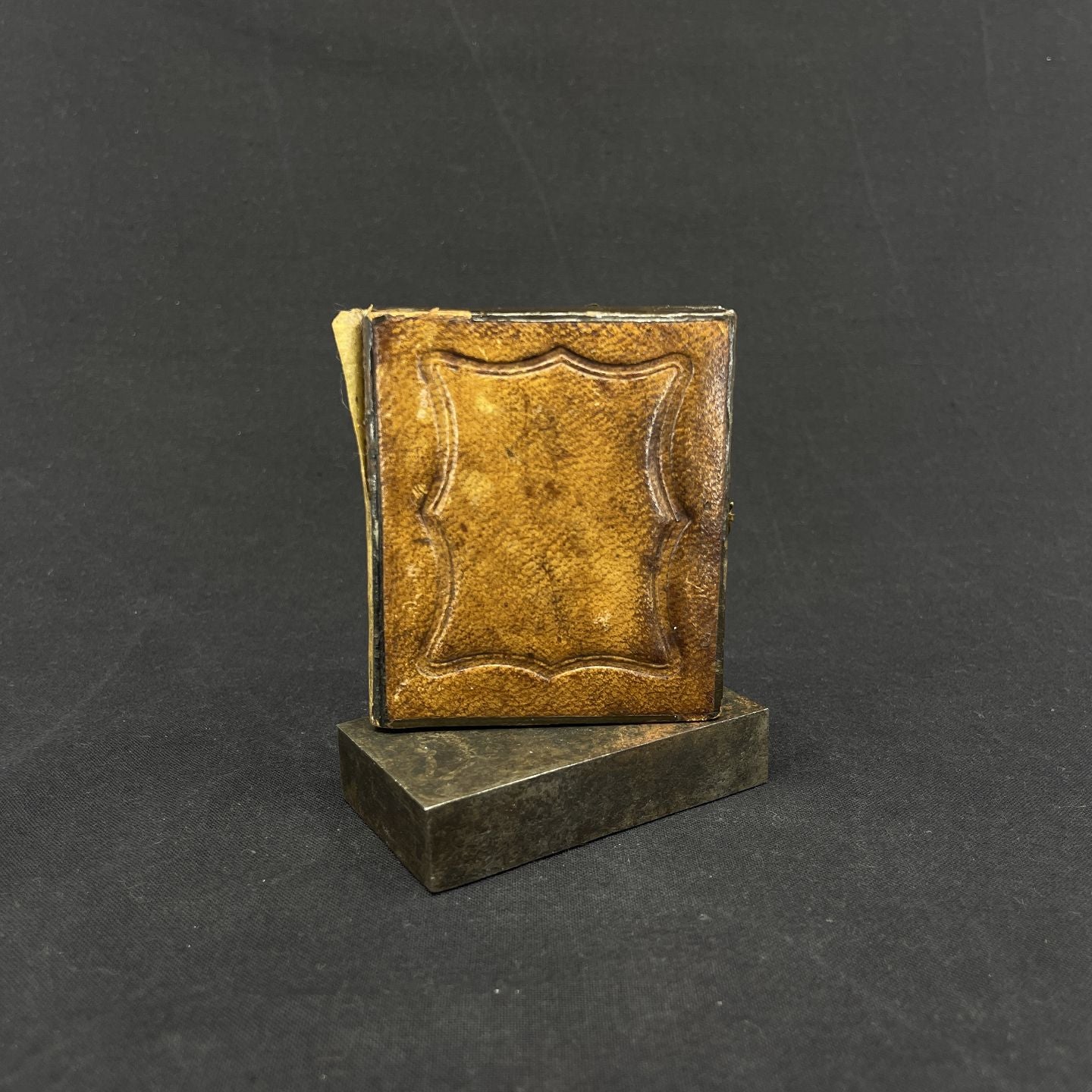 Well maintained ambrotype in leather frame