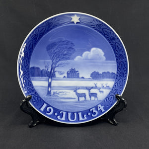 Royal Copenhagen juleplatte 1934